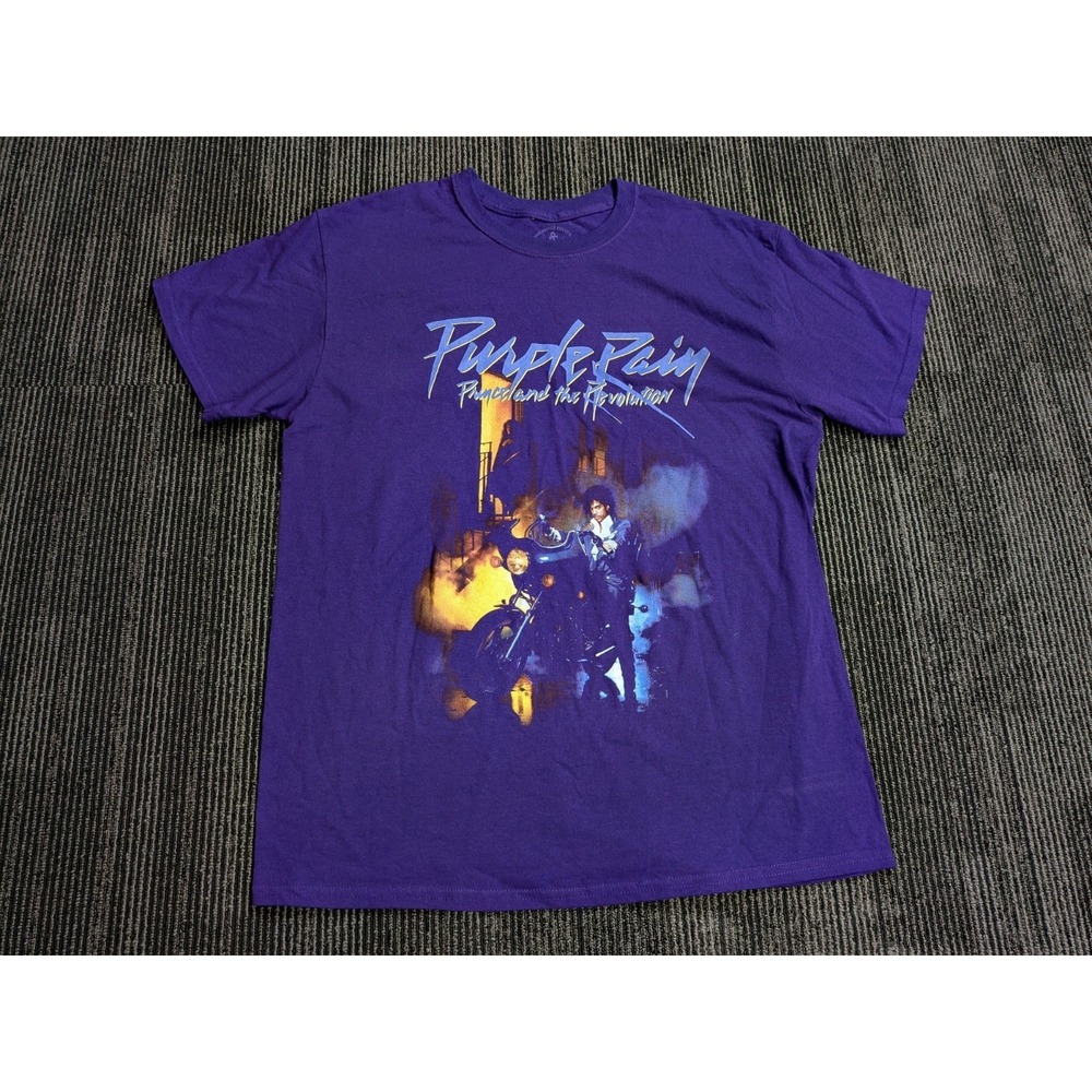 Prince Estate Purple Rain Album Cover‎ T-Shirt Adult Large Official Merchandise